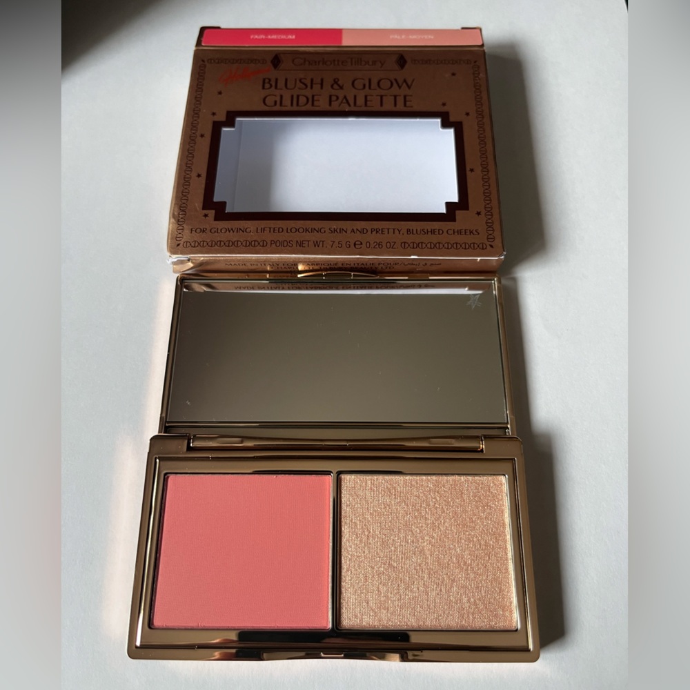 Charlotte Tilbury Pink and Gold Blush Palette Radiant Glow